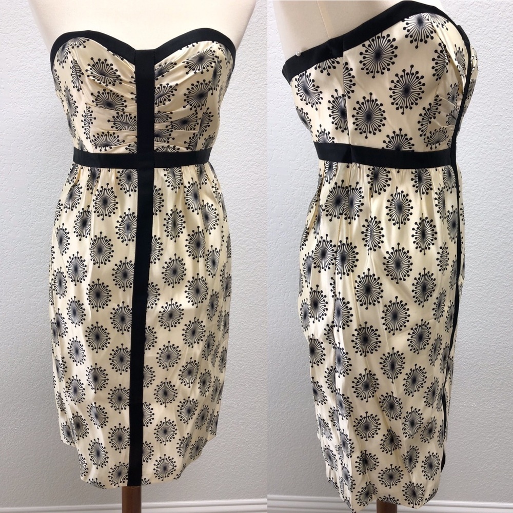 Milly of New York Dress Womens 4 Silk Strapless